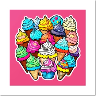 Tasty Ice-Cream Collection Posters and Art